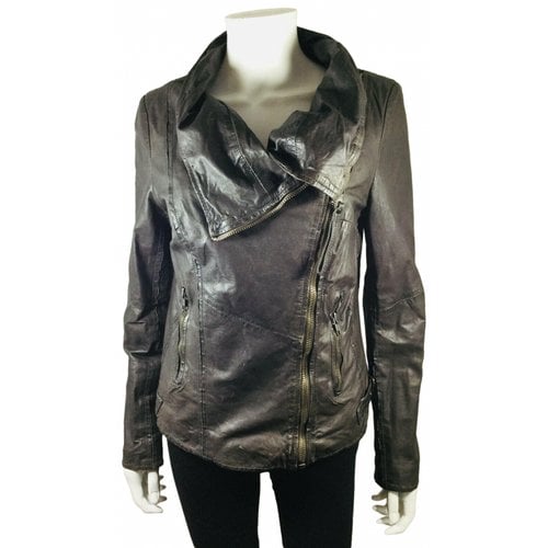 Pre-owned Muubaa Leather Jacket In Other