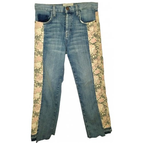 Pre-owned Current Elliott Slim Jeans In Other