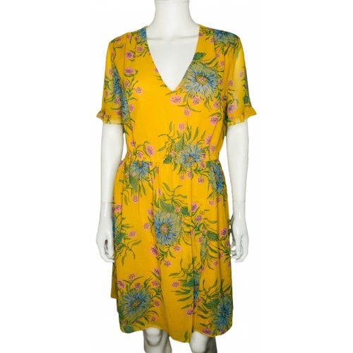 Pre-owned Madewell Mini Dress In Yellow