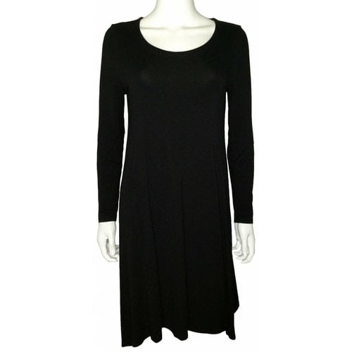 Pre-owned Eileen Fisher Mini Dress In Black