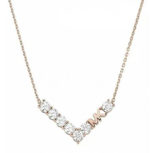 Pre-owned Michael Kors Pink Gold Necklace