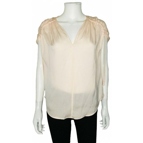 Pre-owned Vince Blouse In Orange