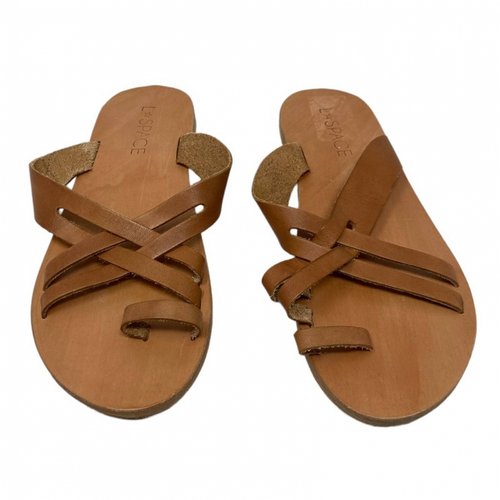 Pre-owned L*space Leather Sandals In Other
