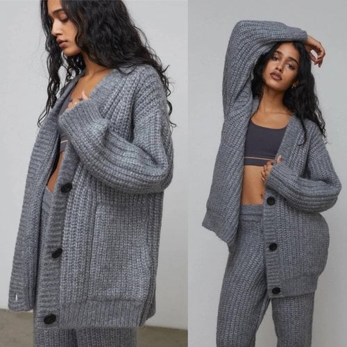 Pre-owned Lunya Wool Cardigan In Other