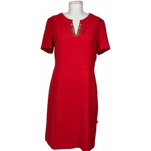 Pre-owned Gerard Darel Mini Dress In Red