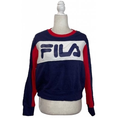Pre-owned Fila Sweatshirt In Blue