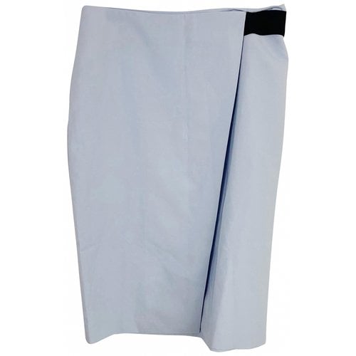 Pre-owned Mignon Mid-length Skirt In Blue