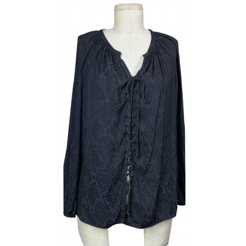 Pre-owned Ramy Brook Lace Blouse In Black