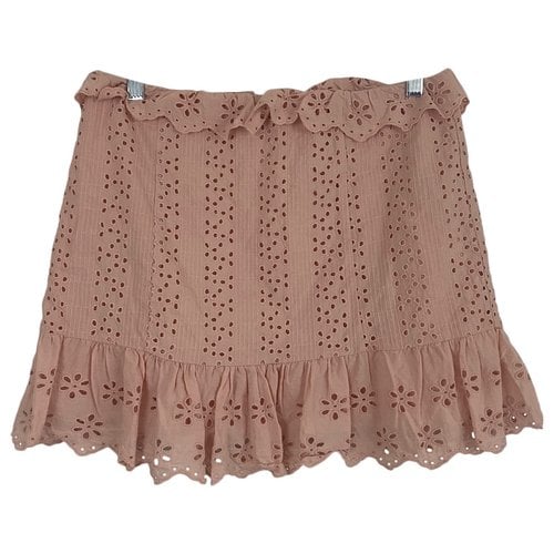 Pre-owned Tularosa Mini Skirt In Pink
