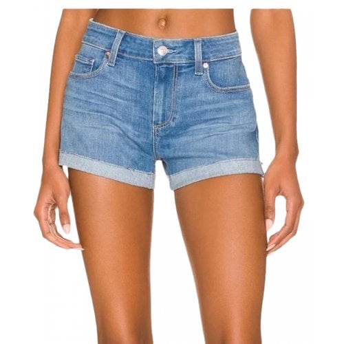 Pre-owned Paige Shorts In Blue
