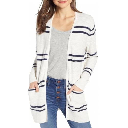 Pre-owned Madewell Cardigan In White