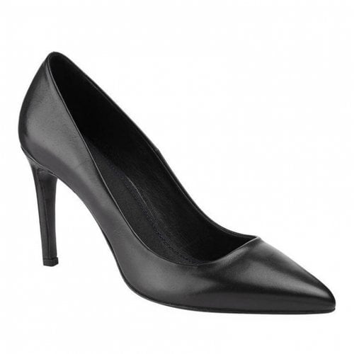 Pre-owned Maje Leather Heels In Black