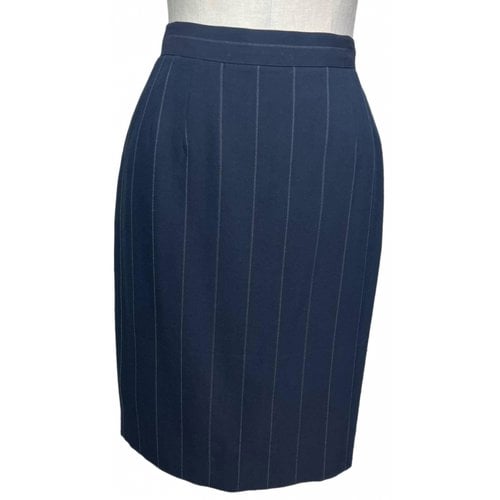 Pre-owned Giorgio Armani Mid-length Skirt In Blue