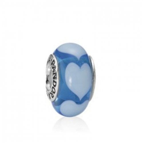 Pre-owned Pandora Silver Bracelet In Blue