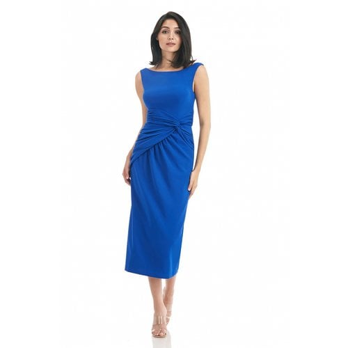 Pre-owned Kay Unger Mid-length Dress In Blue