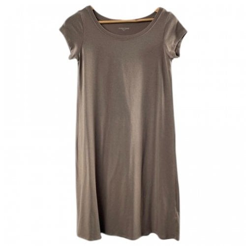 Pre-owned Eileen Fisher Mini Dress In Brown