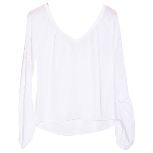 Pre-owned Ramy Brook Blouse In White