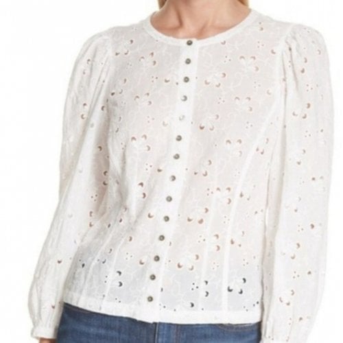 Pre-owned Rebecca Taylor Blouse In White