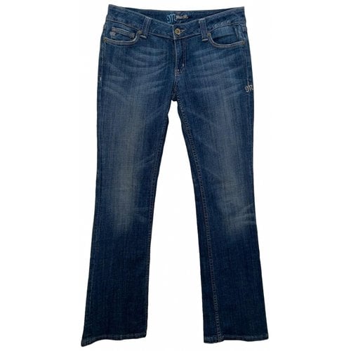 Pre-owned Miss Me Bootcut Jeans In Blue