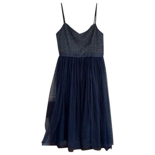 Pre-owned Needle & Thread Mid-length Dress In Blue