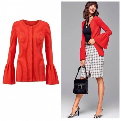 Pre-owned Cabi Jumper In Red