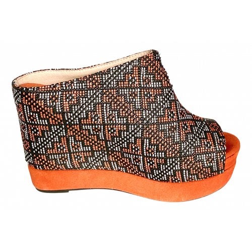 Pre-owned Jeffrey Campbell Sandals In Orange