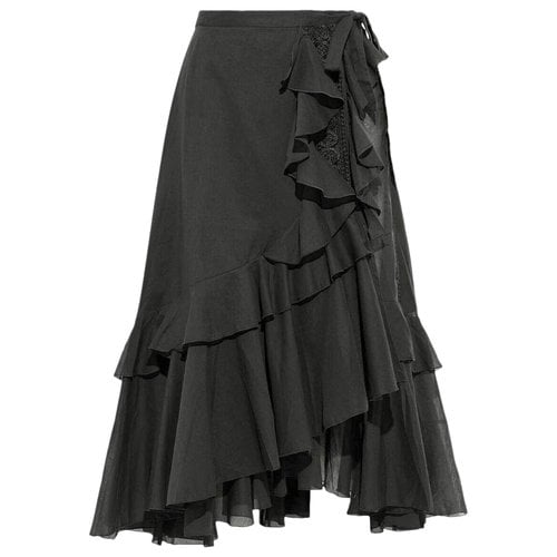 Pre-owned Charo Ruiz Mid-length Skirt In Black