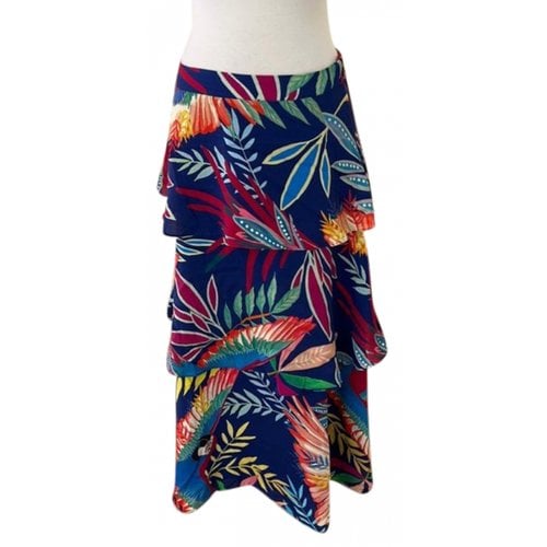 Pre-owned Farm Rio Mid-length Skirt In Multicolour