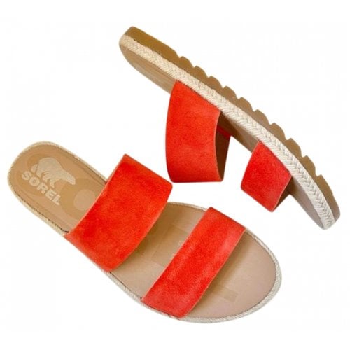 Pre-owned Sorel Sandals In Red
