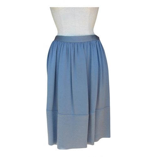 Pre-owned Burberry Mid-length Skirt In Blue