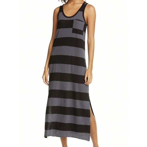 Pre-owned Atm Anthony Thomas Melillo Maxi Dress In Black