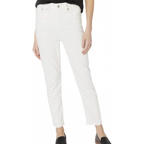 Pre-owned Madewell Slim Jeans In White