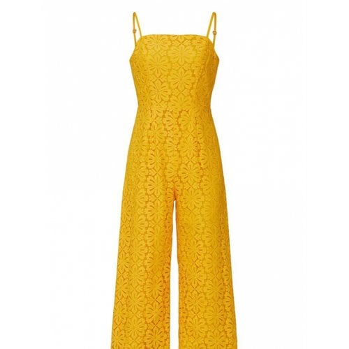 Pre-owned Trina Turk Jumpsuit In Yellow