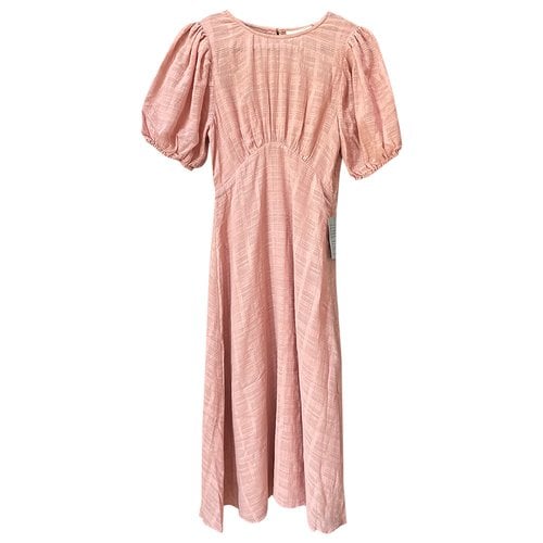 Pre-owned Auguste Maxi Dress In Pink