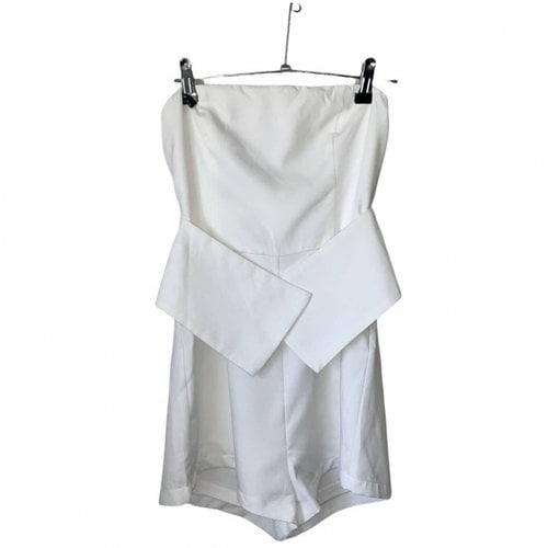 Pre-owned Superdown Jumpsuit In White