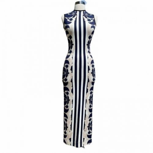 Pre-owned Mother Of Pearl Mof Pearl Maxi Dress In Blue