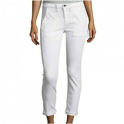 Pre-owned Rag & Bone Straight Jeans In White