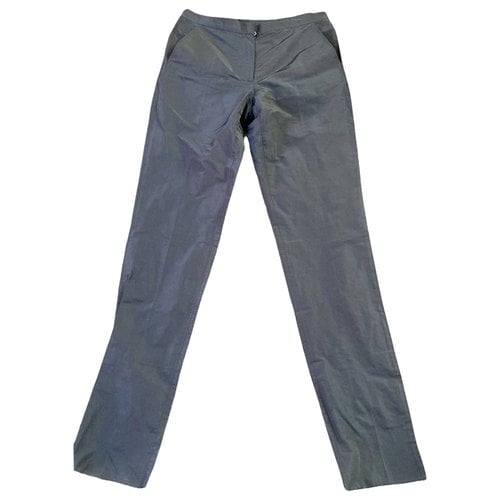 Pre-owned Lanvin Chino Pants In Black