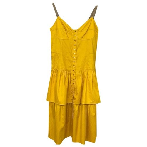 Pre-owned See By Chloé Mini Dress In Yellow