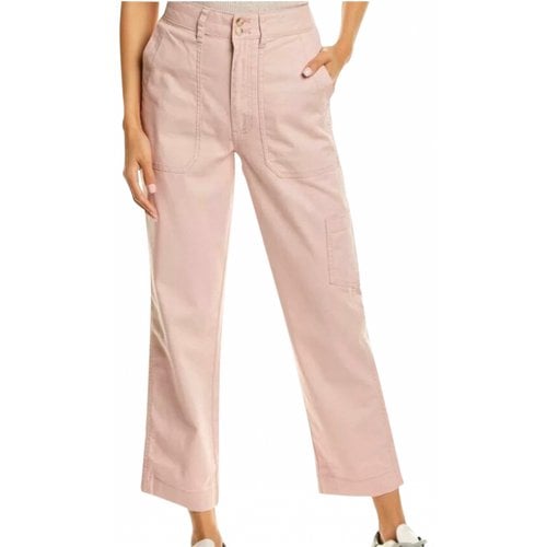Pre-owned Madewell Trousers In Pink