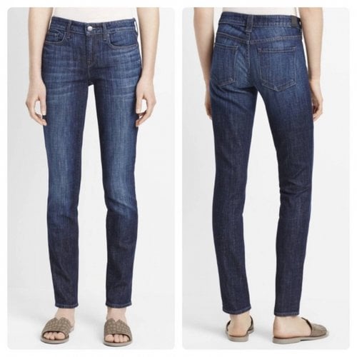 Pre-owned Vince Slim Jeans In Blue