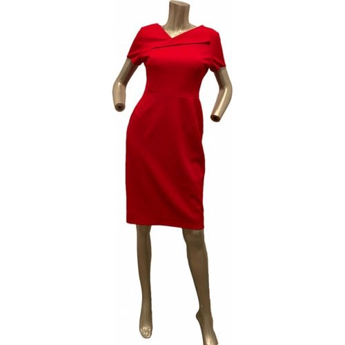 Pre-owned Basler Mini Dress In Red
