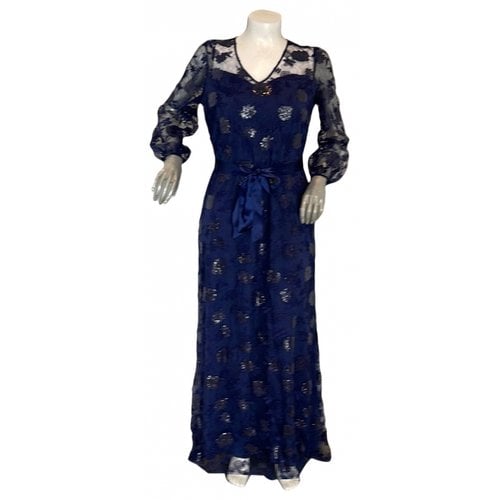 Pre-owned Elie Tahari Maxi Dress In Blue