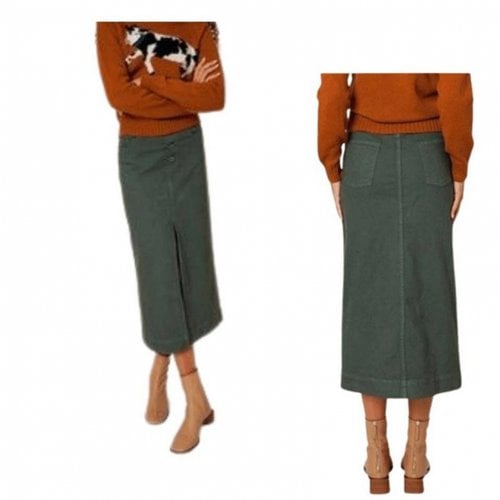 Pre-owned Rachel Antonoff Mid-length Skirt In Green