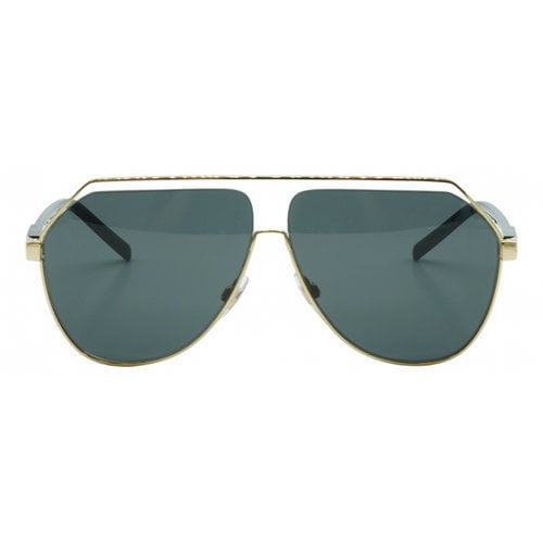 Pre-owned Dolce & Gabbana Sunglasses In Gold