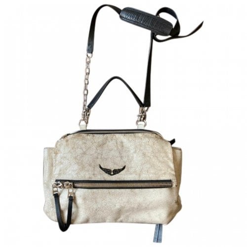 Pre-owned Zadig & Voltaire Leather Crossbody Bag In White