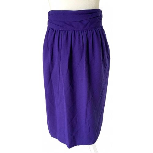 Pre-owned Escada Mid-length Skirt In Purple