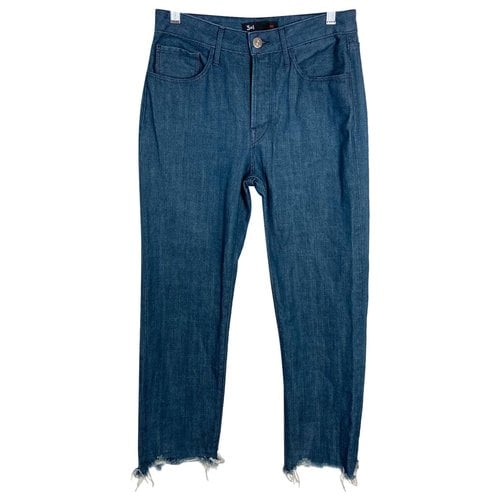 Pre-owned 3x1 Boyfriend Jeans In Blue