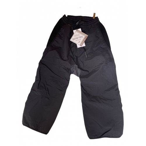 Pre-owned Byborre Trousers In Black