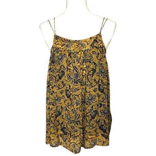 Pre-owned Isabel Marant Silk Camisole In Yellow